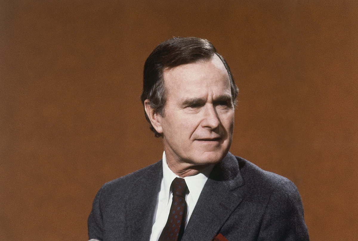 George H. Bush, February 5, 1984. (AP Photo)